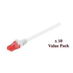 "MicroConnect UUTP CAT6 05M White 10 Pack - High-Speed, Reliable Connectivity | Manufacturer Part: V-UTP6005WVP"